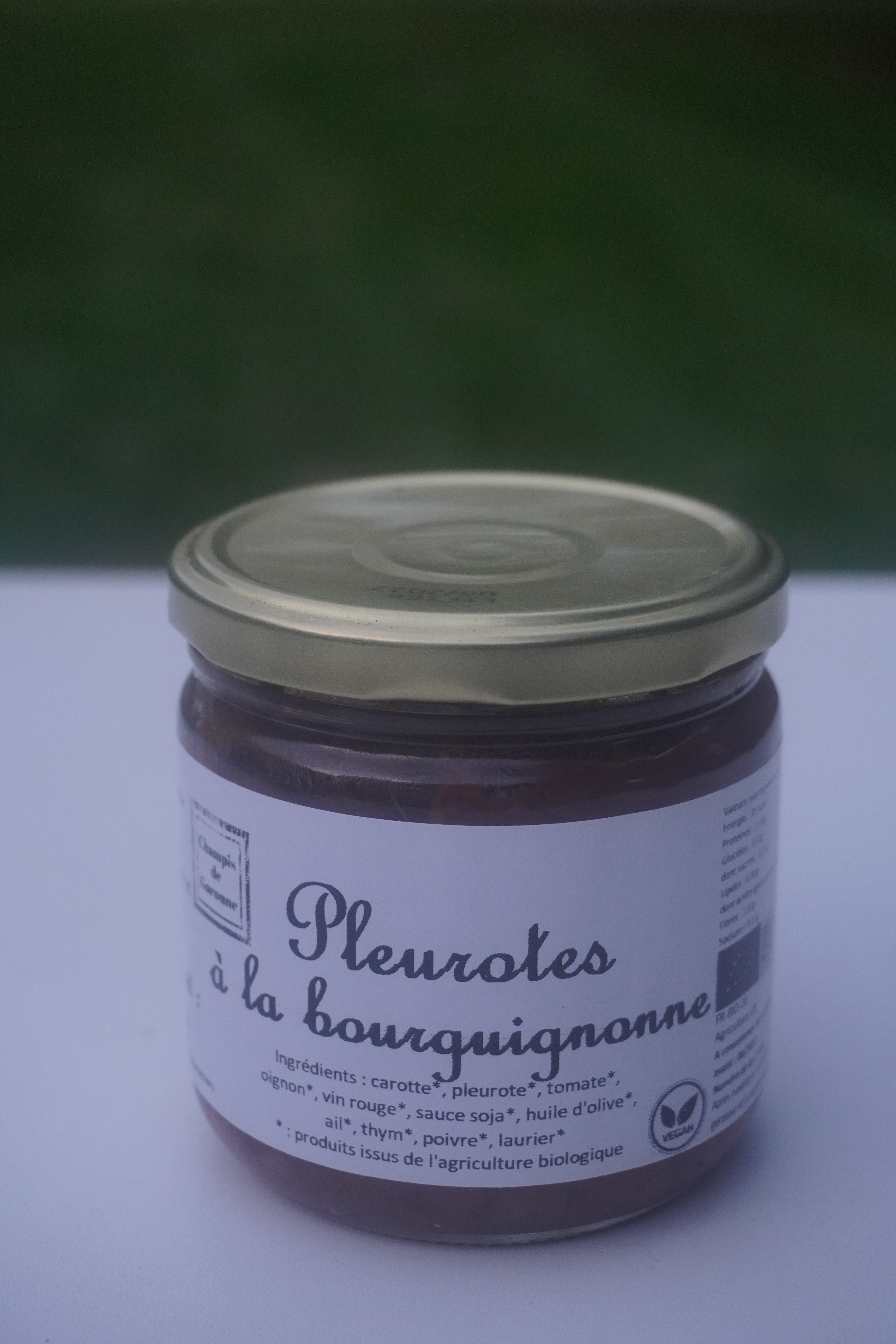 Pleurote à la bourguignonne - 320g
