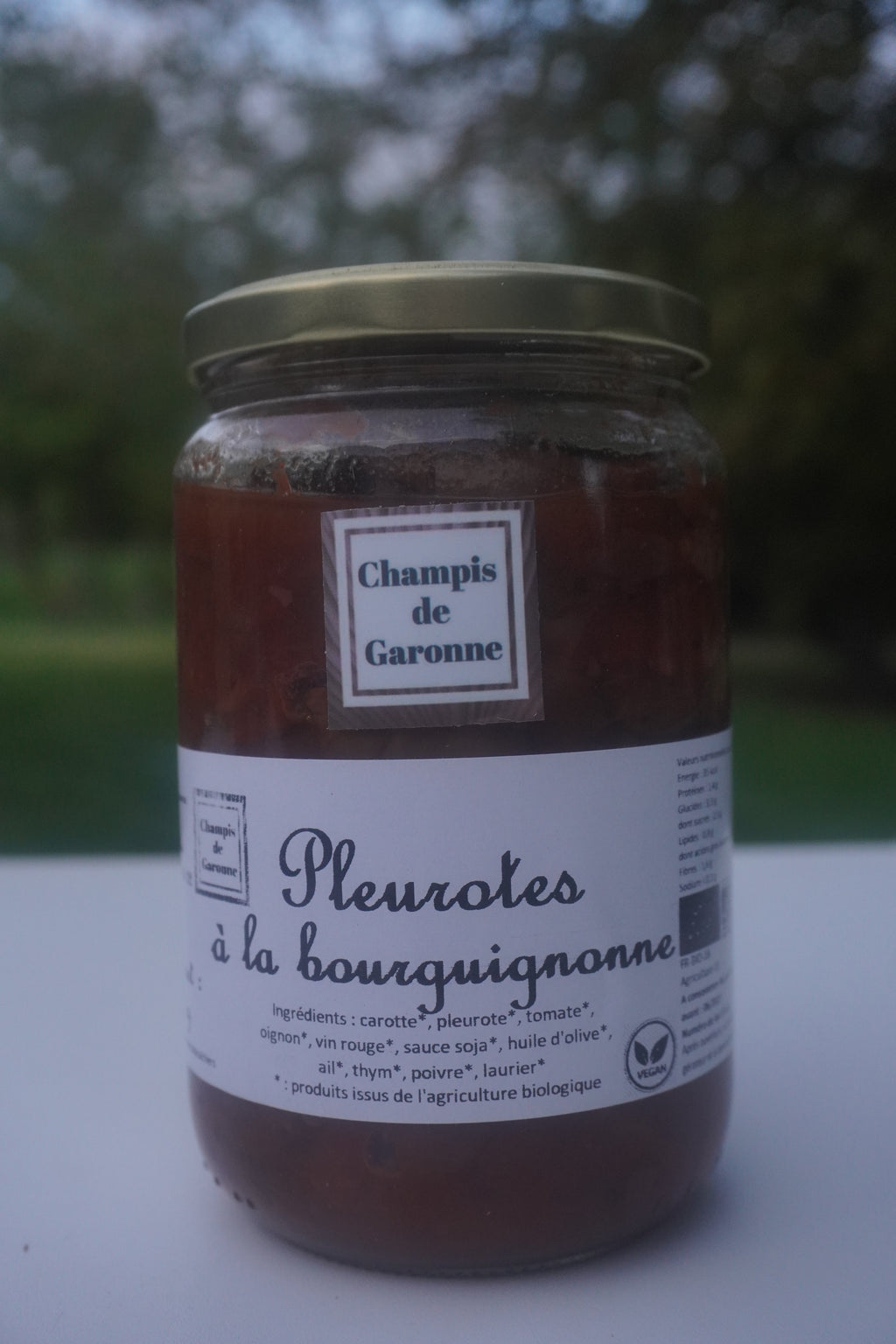 Pleurote à la bourguignonne - 670g